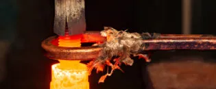 Induction Soldering Processes monitored using temperature measurement products from Optris