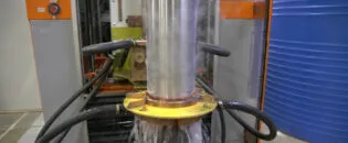 Inductive Hardening of a Crankshaft