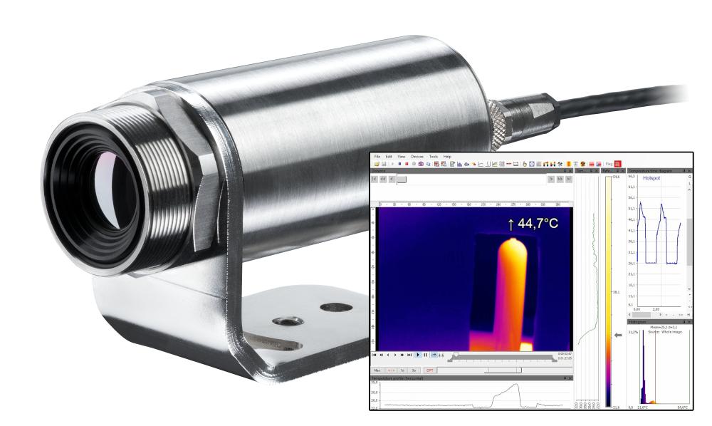 OPTXI with cable mounted frontview + IR image