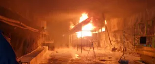 Study of Fire Behavior of Electrical Current Insulators for Overhead Lines in Railroad Tunnels