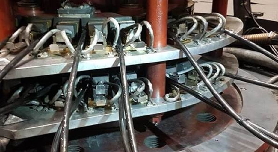 Thermal Monitoring of Brushes in a Dam Turbine