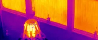 Infrared Temperature Measurement for Fire Protection in Waste Recycling