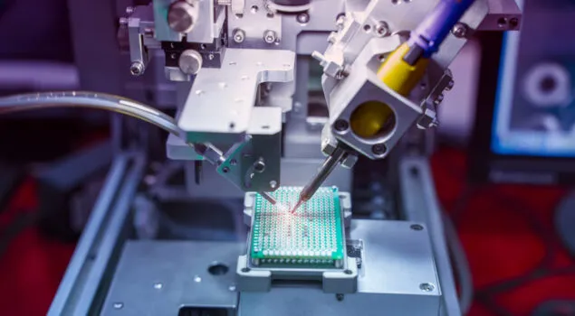 Temperature Measurement applications for electronics using non-contact temperature measurement devices from Optris