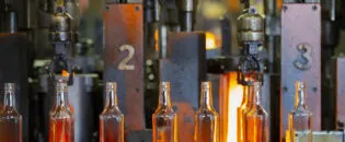 Temperature measurement application for the glass industry using non-contact temperature measurement devices from Optris