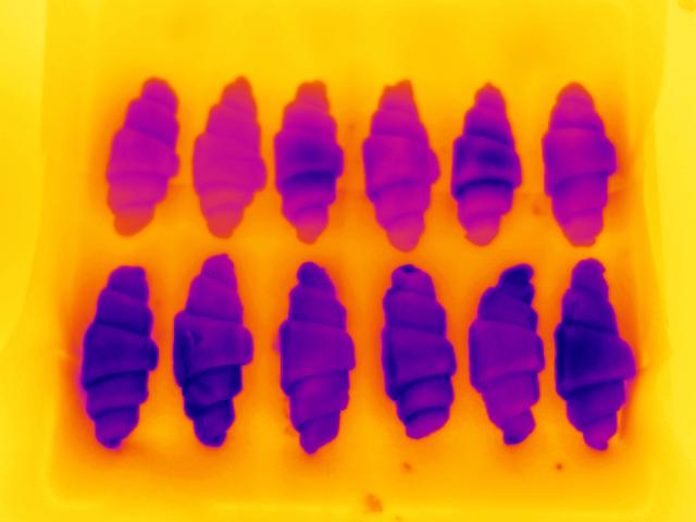 Automated Inspection Through Plastic Packaging of Food with Infrared Imaging Solutions