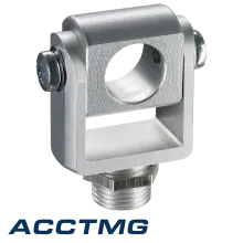 Mounting Fork, Adjustable in Two Axes and with M12 thread